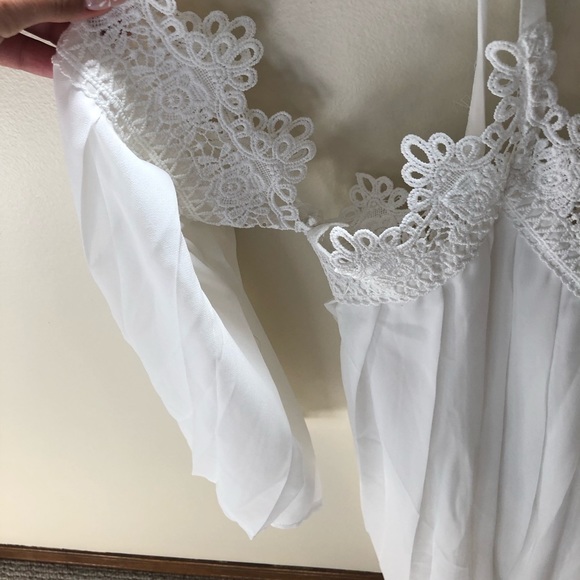 3/$25 Cold shoulder lace swing dress - Picture 5 of 11